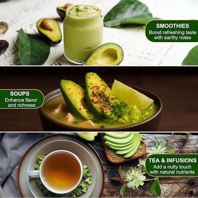 BOTAMONY Organic Avocado Seed Powder 7 oz, Pure Dehydrated Avocado Seeds, Caffeine-Free Superfood for Smoothies, Teas, Cooking & Baking, Non-GMO, Vegan, No Additives - Bloomnest