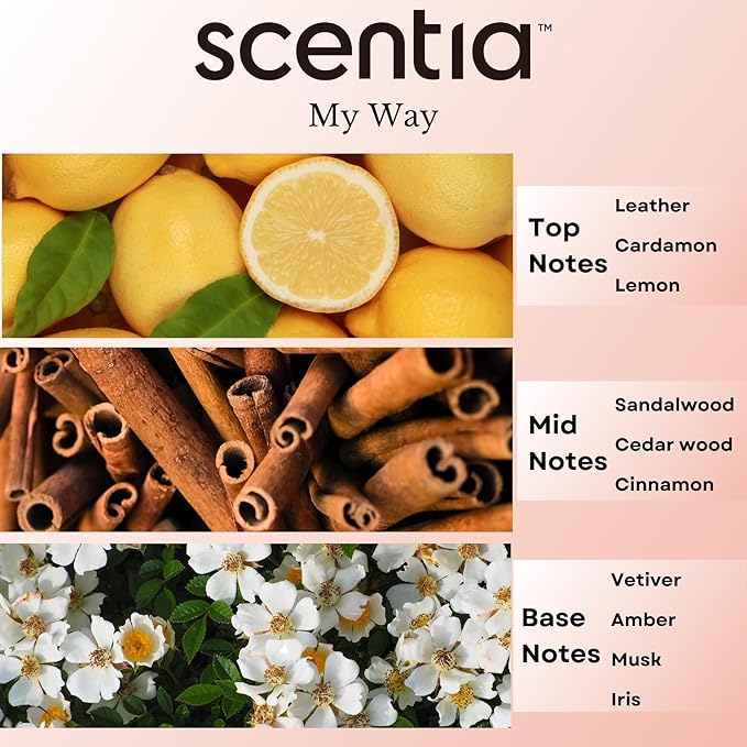 Scentia My Way Hotel Diffuser Oil Inspired by The 1 Hotel Miami Beach - 20 ml 0.67 fl oz - Fragrance Oil Blend Sandalwood, Cedar & Lemon Notes for Aromatherapy Diffusers and Humidifiers - Bloomnest