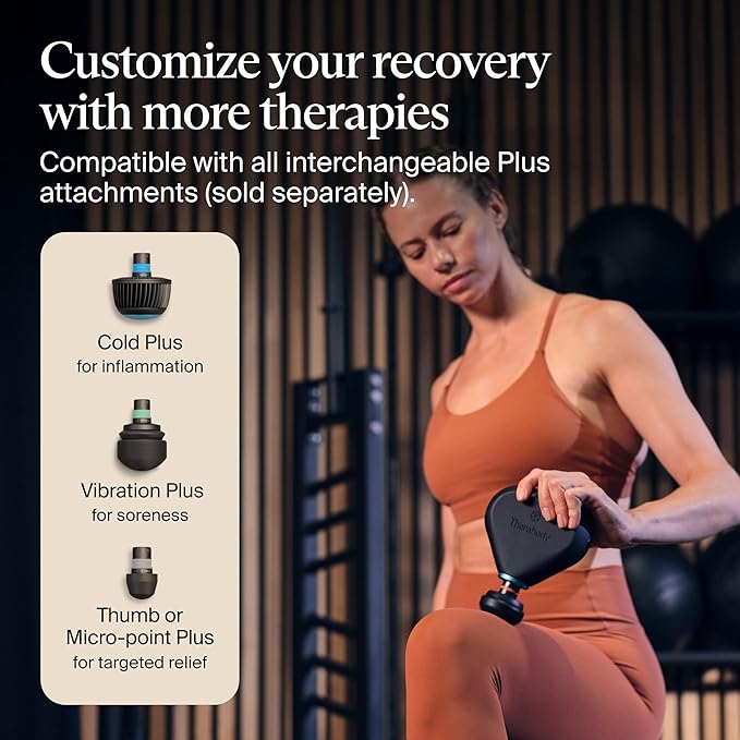 TheraGun Mini Plus Massage Gun by Therabody - Portable Massage Enhanced with Heat – Travel Essential for Faster Recovery On The Go - Bloomnest
