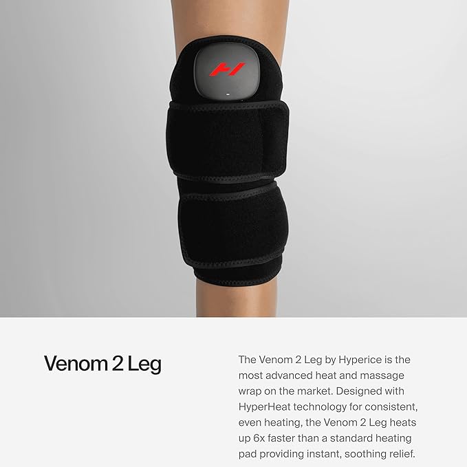 Hyperice Venom 2 - Advanced Heat + Vibration Wrap (Leg) - FSA or HSA Approved - Bloomnest