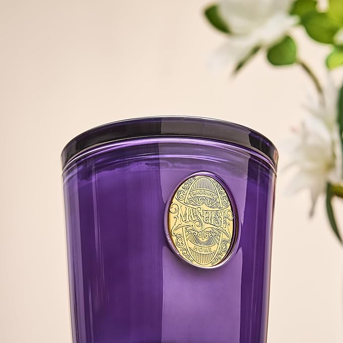 M&SENSE Natural Strong Soy Candle | Berry Rose & Purple | 9.2 oz, 50H Burn Time | Luxury Scented Candle for Relaxation, Gifting, Home Décor | Ideal for Bedroom, Office, Party Ambiance - Bloomnest