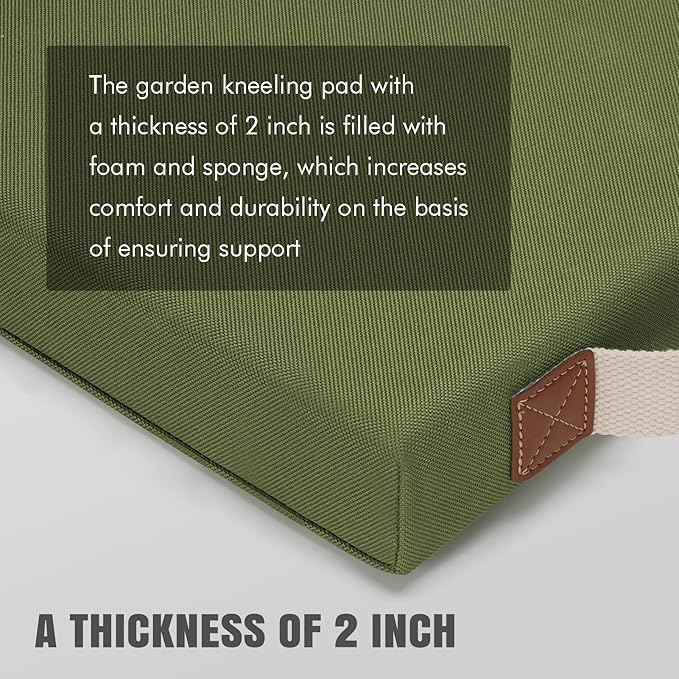 Large Knee Mat-Gardening Kneeler Pad-Thick Garden Sitting or Kneeling Pad Cushion-Construction Knees Support Board of Working,Repairing-Floor Knees Mat for Prayer,Fitness,Yoga,Gym & Pilates-Green - Bloomnest