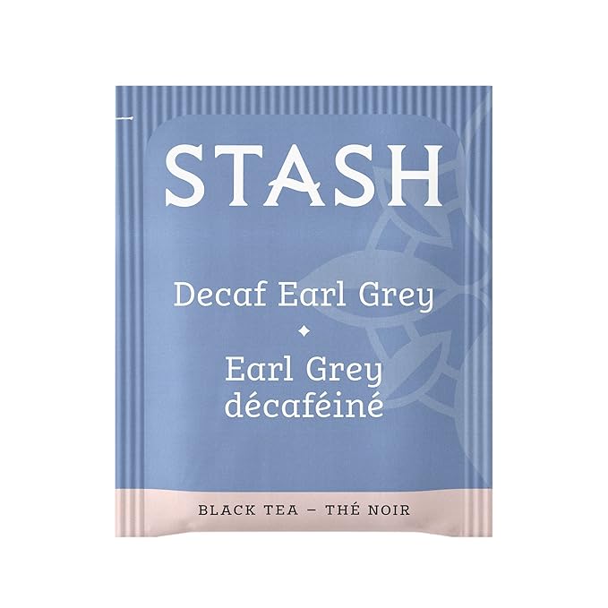 Stash Tea Decaf Earl Grey Black Tea - Decaf, Non-GMO Project Verified Premium Tea with No Artificial Ingredients, 18 Count (Pack of 6) - 108 Bags Total - Bloomnest