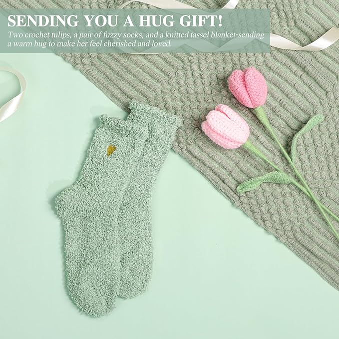 Birthday Gifts for Women - 13PCS Unique Happy Birthday Gifts Basket for Mom Her Best Friend Sister Wife Girlfriend Coworker - Relaxing Spa Self Care Package Get Well Soon Gifts Set (Green) - Bloomnest