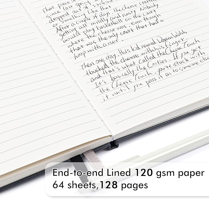 12 Pack Notebooks Journals Bulk with 12 Black Pens, Feela A5 Hardcover Notebook Classic Ruled Journal Set with Pen Holder for School Business Work Travel Writing, 120 GSM, 5.1”x8.3”, Gray - Bloomnest