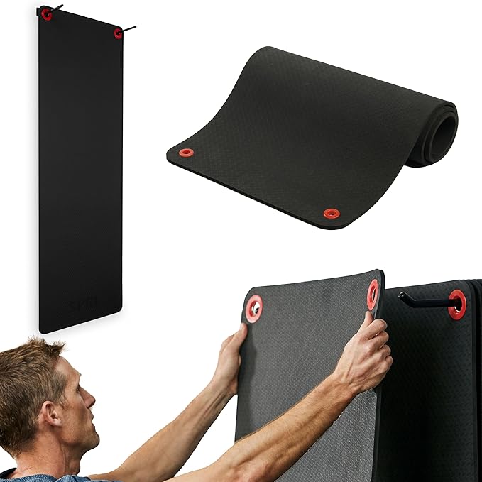 SPRI Hanging Exercise Mat, Fitness & Yoga Mat for Group Fitness Classes, Commercial Grade Quality with Reinforced Holes - Bloomnest