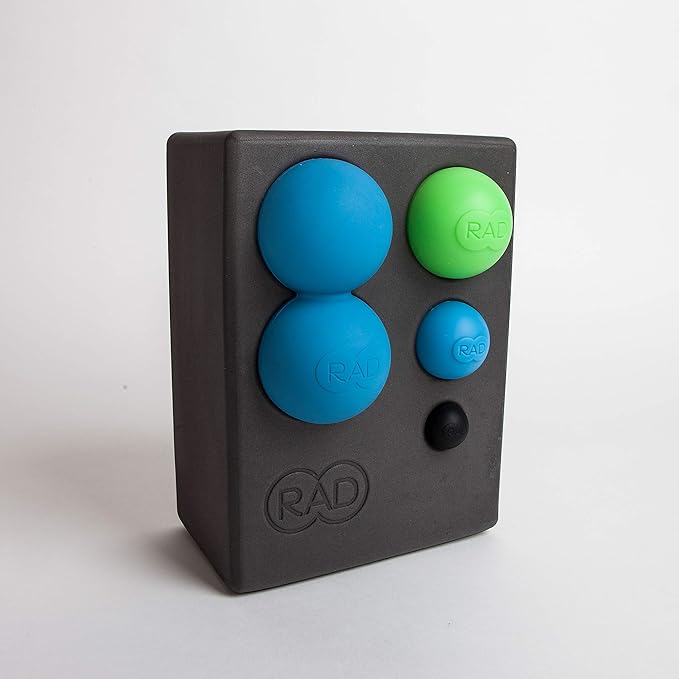 RAD Point Release Kit / 5-in-1 Massage Tool Kit with Block, Massage Balls and Peanut Roller for Self Massage, Mobility and Recovery - Bloomnest