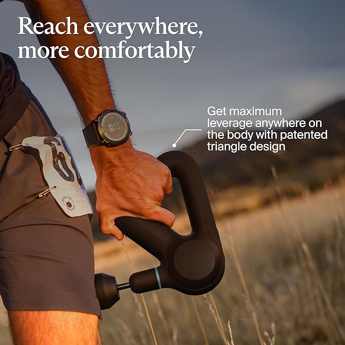 TheraGun Therabody Prime (5th Generation) - Deep Tissue Percussion Therapy Massage Gun - Bluetooth Enabled, Personal Massager for Pain Relief in Neck, Back, Leg, Shoulder and Body (Black) - Bloomnest