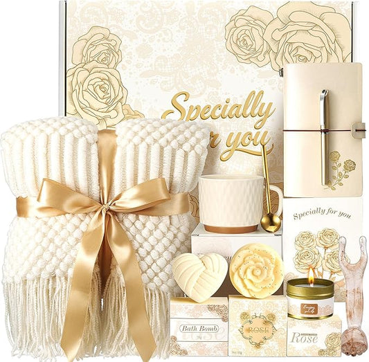 Gifts for Womens Birthday Gifts for Women Self Care Gift - Valentines Day Gifts for Her Mom Wife Daughter Sister Girlfriend Best Friend, Thinking of You Relaxation Gift Spa Gifts Baskets for Women