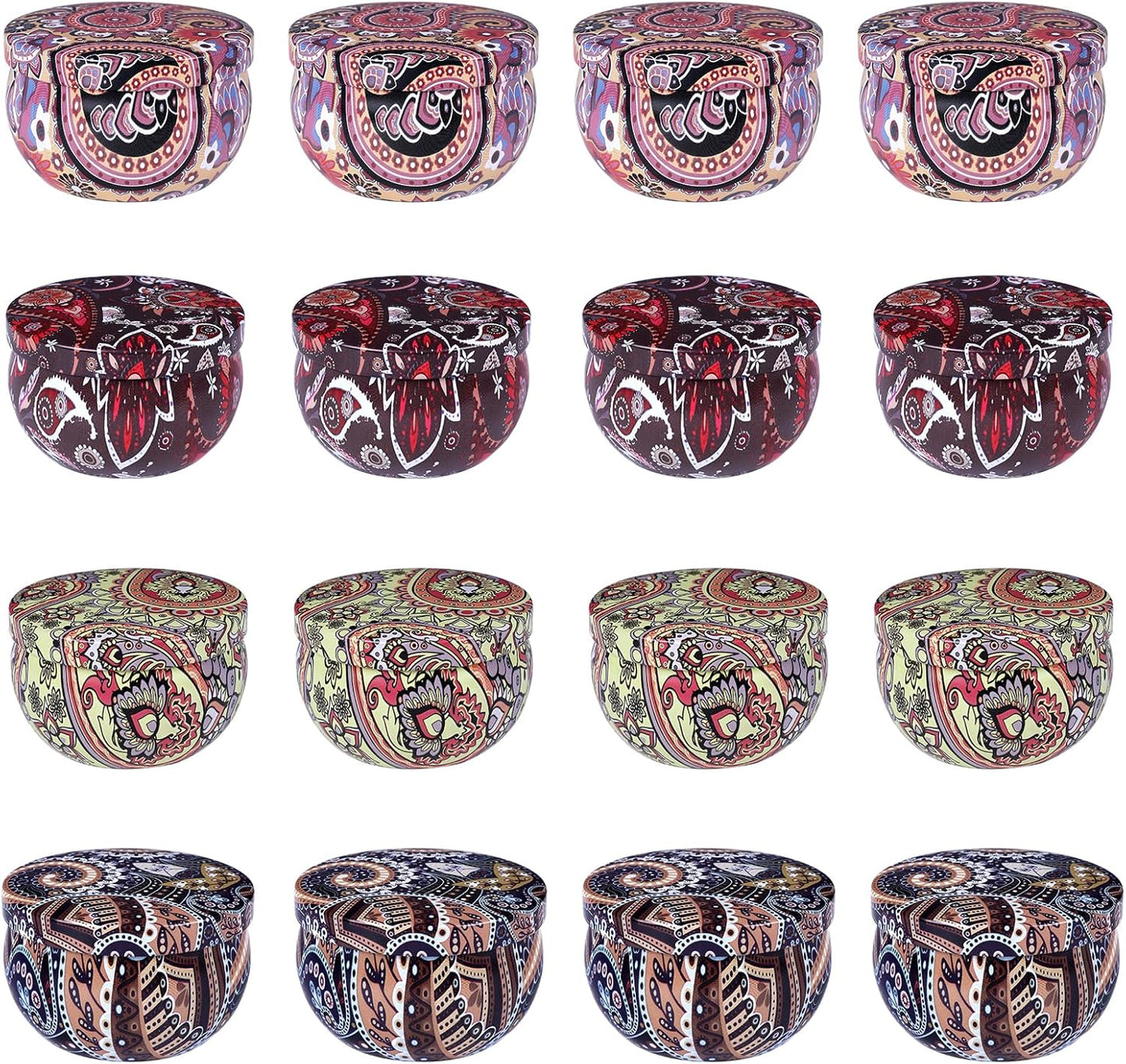 32 Pack Scented Candles Gift Set, Natural Soy Wax Travel Tin Candles for Home Scented, Ideal for Christmas, Birthday, Thanksgiving, Valentines Day Gifts