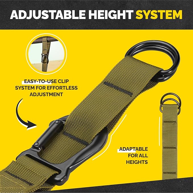 Pull Up Assistance Bands Set - 4 Heavy-Duty Pull Up Bands, Height Adjustable Strap & Comfortable Foot Strap - Stackable Pull Up Resistance Bands for Pull Ups - Bloomnest