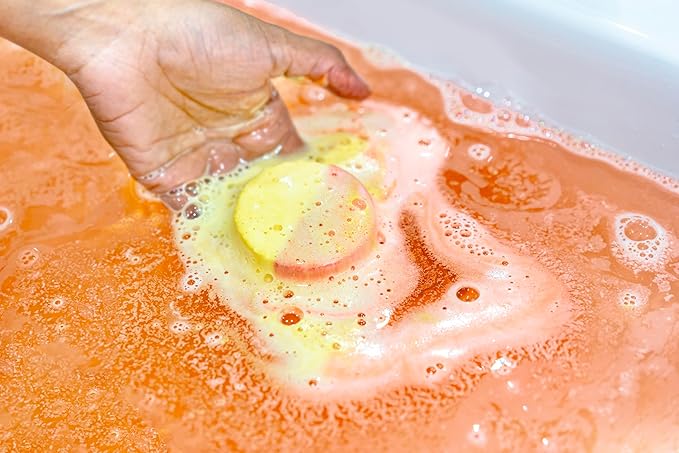 Bath Bombs for Men - Unique Sphere & Disc Shape - 8 Bath Bombs Mix of 5oz & 2.5oz - Gifts for Men - Bubble Bath Set - Bloomnest