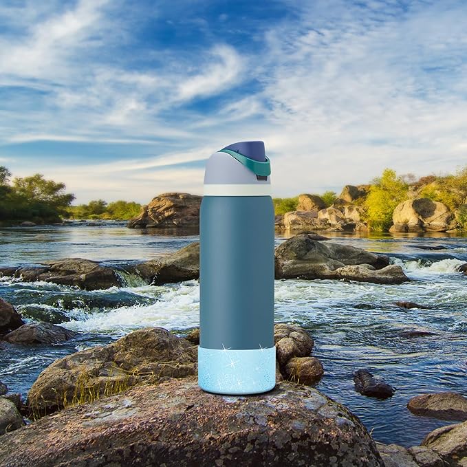 Silicone Boot for Owala Water Bottle 24 oz 32 oz 40 oz, Anti-Slip Protective Sleeve for FreeSip/Twist/Flip Stainless Steel Water Bottles Accessories BEONSKY