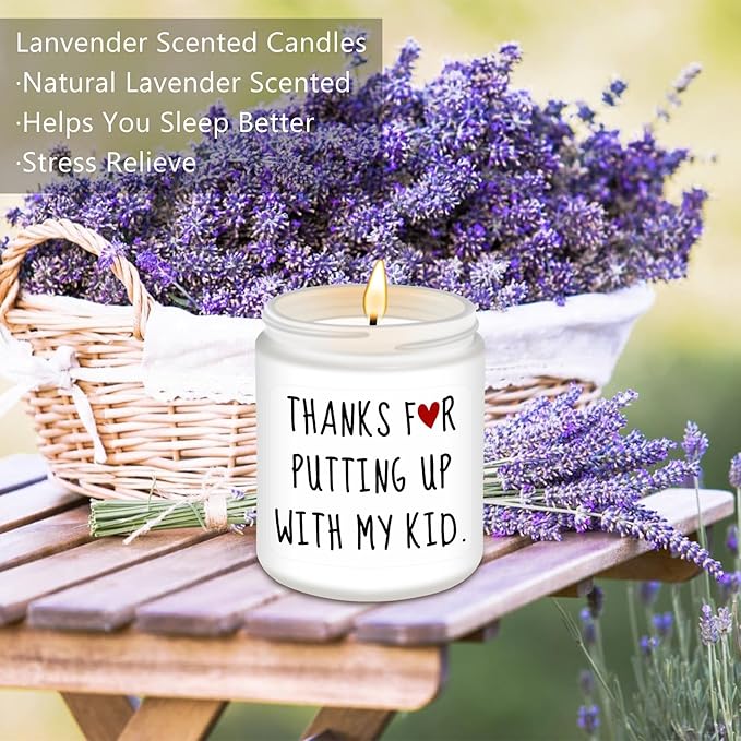 Teacher Appreciation Gifts, Teacher Gifts, Funny Anniversary Birthday Christmas Retirement Thanksgiving Best Gift for Teachers, Unique Lavender Scented Candles - Bloomnest