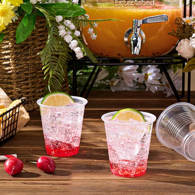 Lilymicky 1000 PACK 3 oz Clear Plastic Cups, 3 Ounce Disposable Plastic Bathroom Cups for Tasting, Drinking - Bloomnest