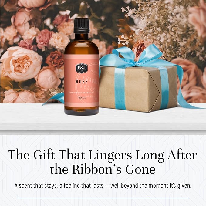 P&J Fragrance Oil - Rose 100ml - Candle Scents, Soap Scents, Diffuser Oil, Aromatherapy - Bloomnest