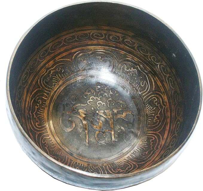 Sacral Chakra Hand Pounded Tibetan Art Healing Chakra Singing Bowl [ 408 SB, 5.75 inch Diameter ] - Bloomnest