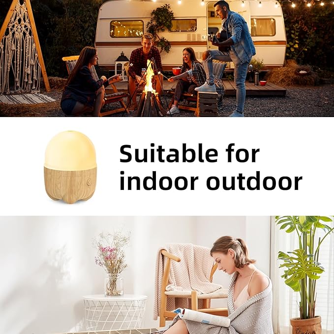 150ML Rechargeable Battery Essential Oil Diffuser, Portable Cordless Aromatherapy Diffuser with 7 LED Color Changing Lights, for Bedroom, Office, Outdoor - Bloomnest