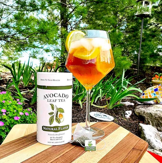 Avocado Leaf Tea Natural Leaf - 2 Pack - Caffeine-free, Healthy Herbal Tea | Immune Support | Cold Brew or Hot Tea-30 Tea Bags | 60 Servings (Gluten Free & Non-GMO) - Bloomnest