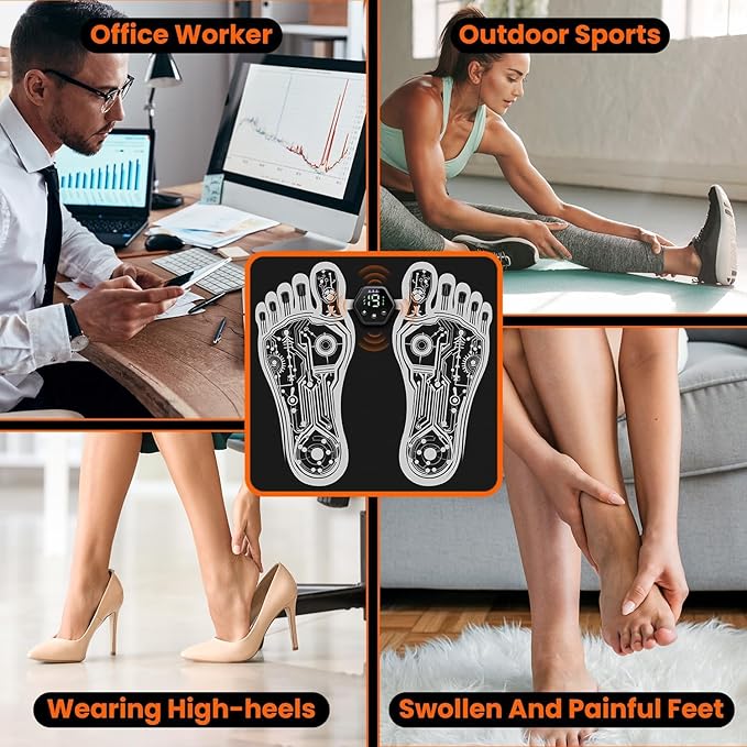 EMS Foot Stimulator for Improve Muscle Performance and Temporary Pain Relief -c4 - Bloomnest