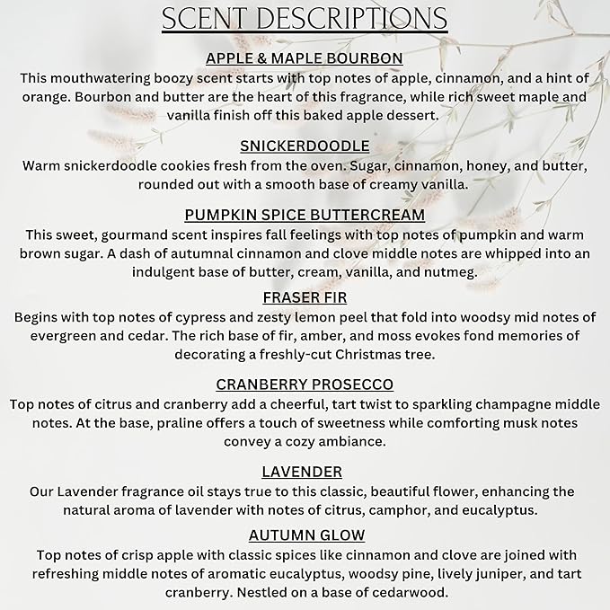 Wickless Candles for Candle Warmer Lamp, Many Scents to Choose, 100% Non-Toxic Soy Wax, Scented Candle Melts for Warming Plate, Handmade in The USA (Butterscotch & Bourbon) - Bloomnest