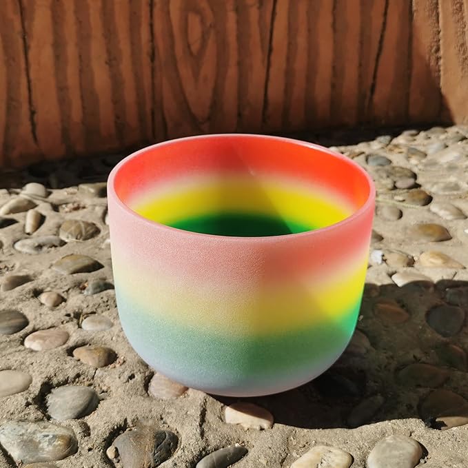 528Hz 8 Inch C Note Crystal Singing Bowl Sound Healing Meditation Sound Bowl Sound Healing - Bloomnest