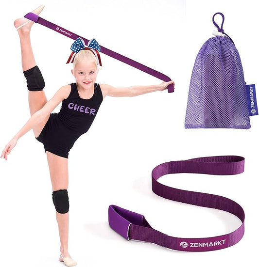Stretching Strap for Cheer – Flexibility Stunt Strap for Cheerleaders – Durable Cheer Stretching Bands for Improved Flexibility, Range of Motion – Essential Cheer Accessories - Bloomnest