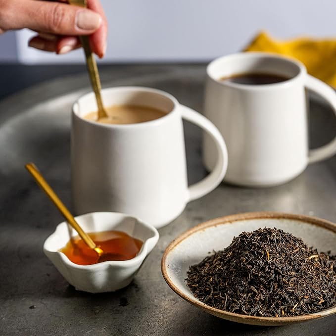 Rishi Tea English Breakfast Tea - Organic Sachet Tea Bags, Energizing & Caffeinated Pure Black Tea, Ideal for Hot or Iced Tea - 15 Count (Pack of 6) - Bloomnest