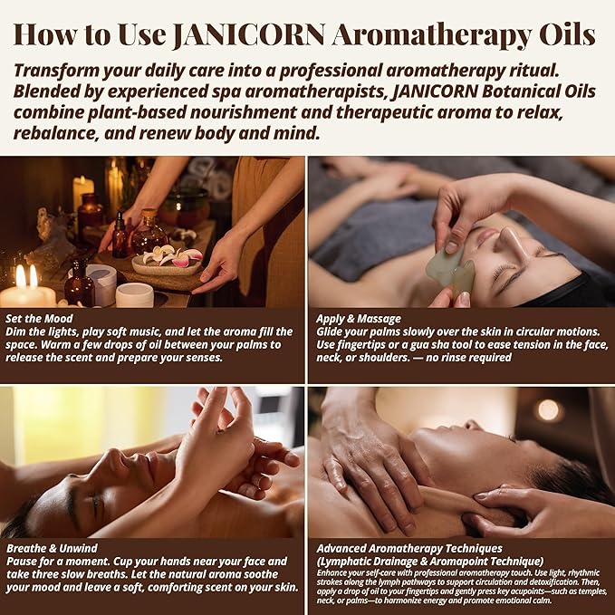 Frankincense & Lavender Aromatherapy Oil for Face & Body Massage – Plant-Based Blend for Nourishing Care, Resinous-Floral Aroma for Calming and Grounding Self-Care Rituals, 1 fl oz / 30 ml - Bloomnest