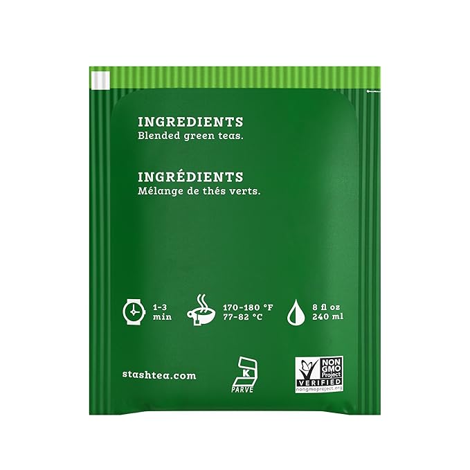 Stash Tea Premium Green Tea, 6 Boxes of 30 Tea Bags Each (180 Tea Bags Total) - Bloomnest