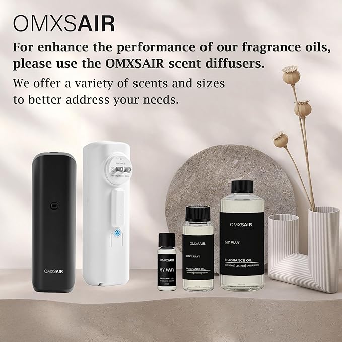 Luxury Hotel Scent Dubai Oil Diffuser Refill Kit | Long Lasting Essential Oil for Large Room, HVAC & Car Waterless Fragrance Diffusers| Nanotech Formula| Spa Calming Aromatherapy Oil (20ml/0.7FL oz) - Bloomnest