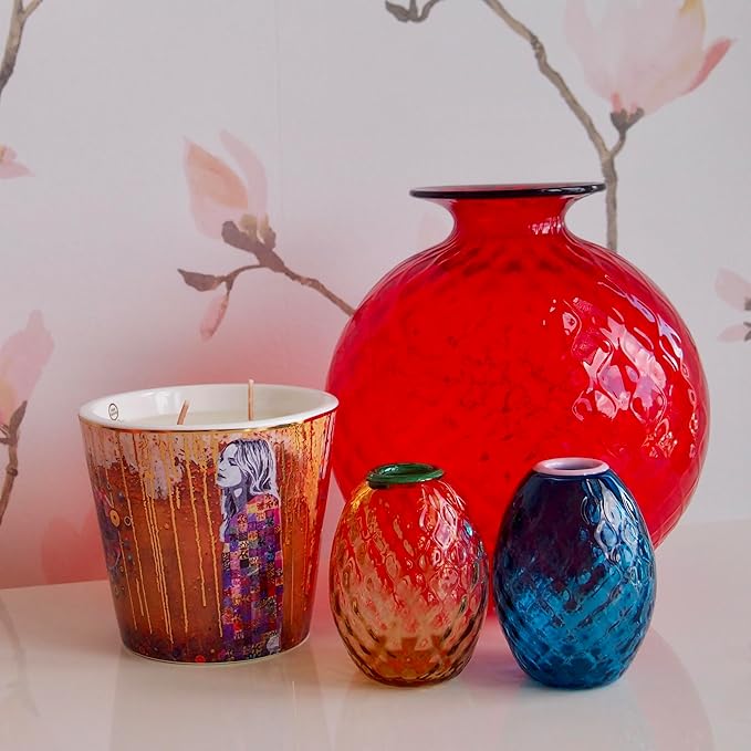Scented Candle | Eco-Friendly Soy Blend Wax | Luxury Candles | Perfect for Gifting | Perfect for Home Décor | 14oz | 10cm Tall | Approx Burn Time - 80 Hours (Luna Oro, 10cm) - Bloomnest
