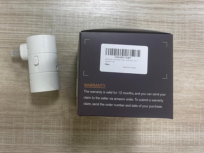 NIORSUN Night Lights Plug into Wall, Dimmable with 3 Color Modes & Auto On/Off Sensor, Ultra-Slim Nightlight for Hallway, Bathroom, Bedroom, Nursery, Kitchen (4 Pack, White) - Bloomnest