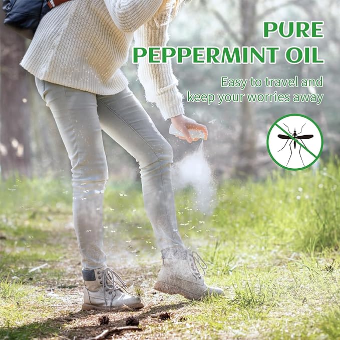EVOKE OCCU Peppermint Oil 4 Fl Oz - for Spray Diffuser Aromatherapy Hair and Skin Care - Kitchen Garden Car - 100% Pure and Natural - Bloomnest