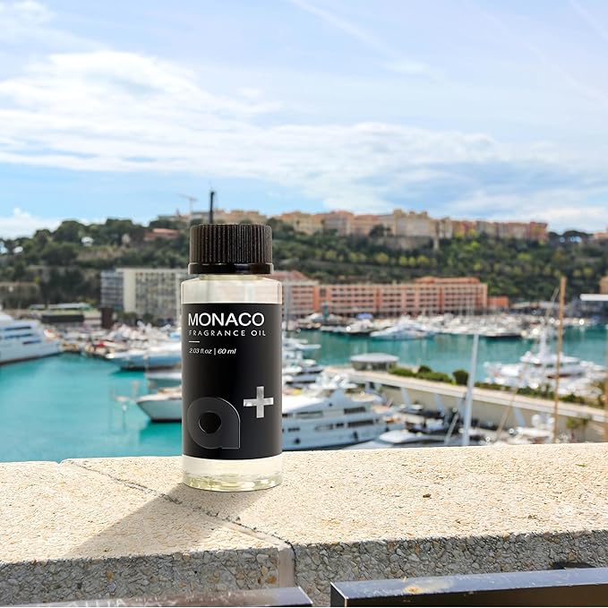 Aromar+ Fragrance Oil – Monaco-Inspired by Mont Blanc – Luxury Hotel Scent Experience with Bergamot, Vetiver & Patchouli – for Waterless Diffusers – Long-Lasting Home Aroma – 2oz/60mL - Bloomnest