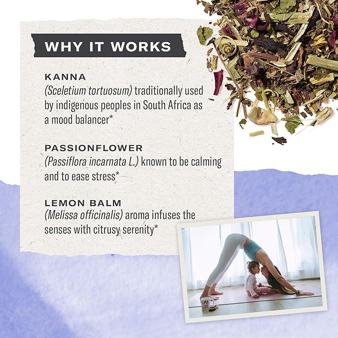 Numi Organic De Stress Herbal Tea – 48 Herbal Tea Bags – Caffeine Free Blend with Spearmint Passionflower Lemon Verbena Lemon Balm Hibiscus & Licorice for Relaxation & Calm - Bloomnest