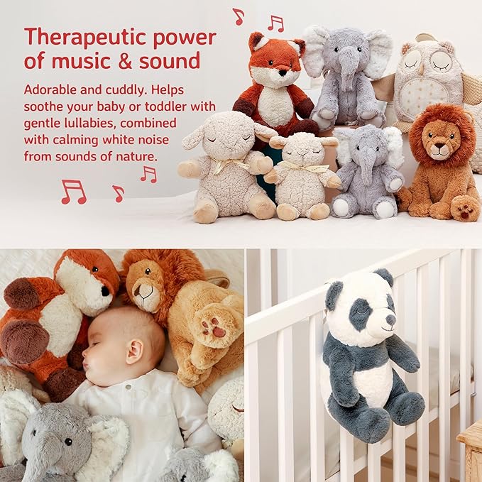 Cloud b Sound Machine with White Noise Soothing Sounds | Cuddly Stuffed Animal | Adjustable Settings and Auto-Shutoff | Peaceful Panda™ - Bloomnest