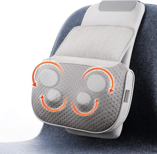 Careboda Neck and Back Massager, Shiatsu Shoulder Massage Pillow with Soothing Heat, 3D Kneading Deep Tissue Massages for Muscle Pain Relief, Perfect Gifts for Friends, Family, Lover - Bloomnest