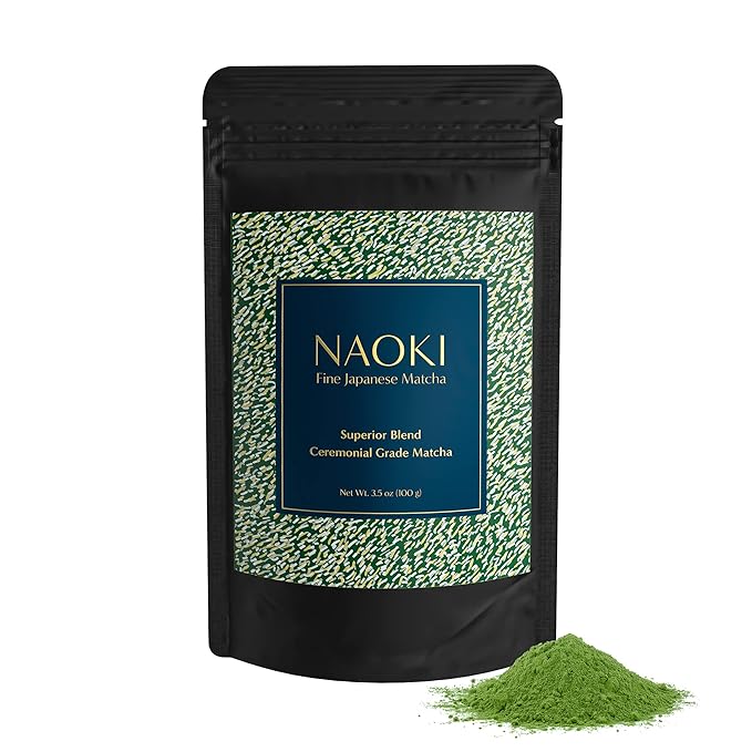 Naoki Matcha Superior Ceremonial Blend – Authentic Japanese First Harvest Ceremonial Grade Matcha Green Tea Powder from Uji, Kyoto (100g / 3.5oz) - Bloomnest