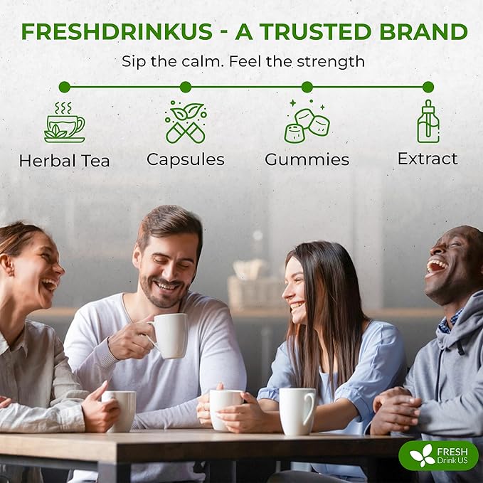 FreshDrinkUS, 30 Teabags of Herbal Day Cleanse Tea – 30 Day Program | Refreshing Mint Blend with Dandelion, Senna & Hibiscus | Naturally Supports Wellness & Light-Feeling | Caffeine-Free Herbal Tea - Bloomnest