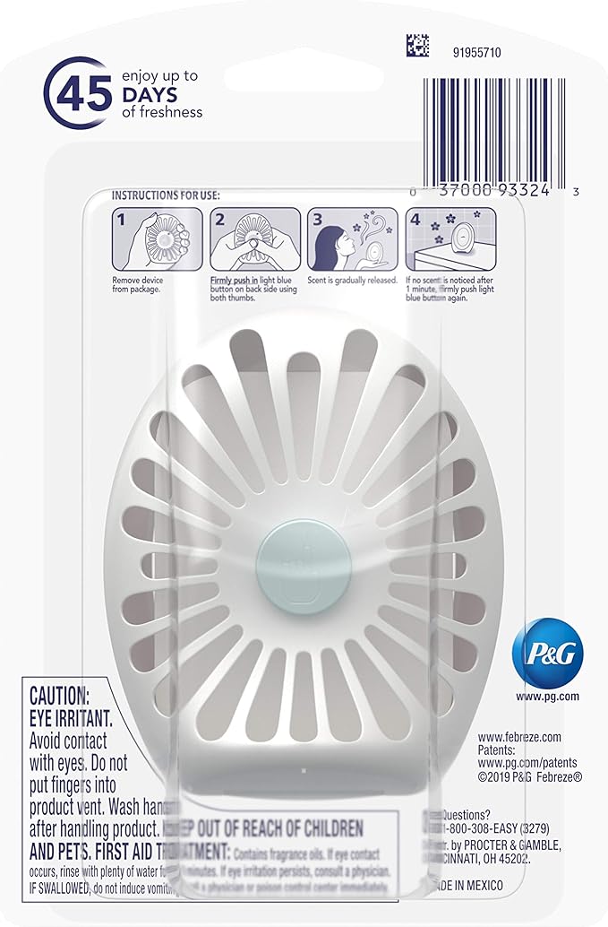 Febreze Small Spaces Air Freshener, Wild Berries, Odor Eliminator for Strong Odors (Pack of 6) - Bloomnest