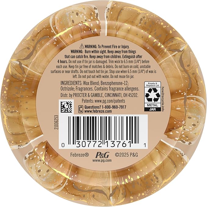 Febreze Scented Candle, Soothe & Restore Scent, 11 oz 4 Wick Candle, Single Pack - Bloomnest