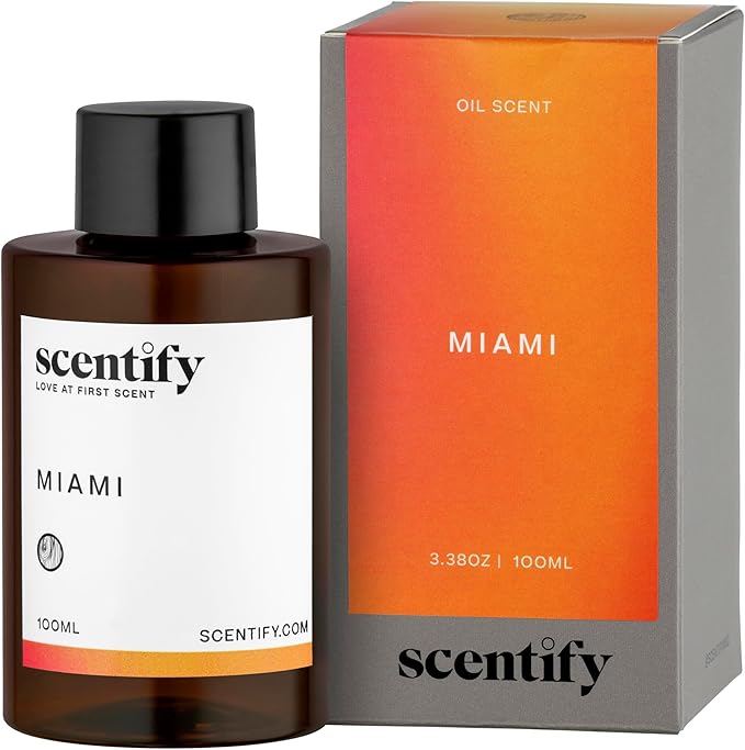 Scentify 5th Ave Aroma Oil Refill Scent for Oil Diffusers - Bergamot, Floral, Gardenia Scents - Luxurious Relaxing Aromatherapy Diffuser Fragrance 100ml, 3.38 oz Scentify