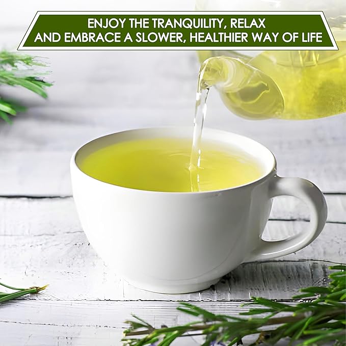 NHAT ANH FARM Premium Rosemary Tea Bags, 40 Count, 100% Natural Dried Rosemary Leaves, Naturally Sweet Herbal Tea, Sugar-Free, Caffeine-Free, No Additives - Bloomnest