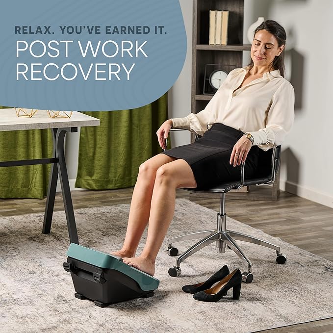 LifePro Foot Massager for Neuropathy - Relaxing Calf and Foot Therapy with Heat Option for Maximum Soothing Relief - Massager for Blood Circulation and Revitalization - Bloomnest