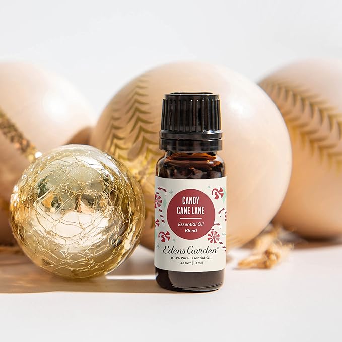 Edens Garden Candy Cane Lane Essential Oil Blend- 100% Pure Premium Grade, Undiluted, Natural, Therapeutic, Aromatherapy, The Best for Diffusing, Candle, Laundry, Humidifiers 10 ml (.33 fl oz) - Bloomnest