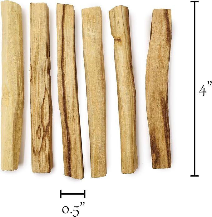 Palo Santo Sticks - Incense Sticks for Spiritual Cleansing, Stress Relief, Meditation Accessories, Home Fragrance - Sustainably Wild Harvested - Pack of 20 - Alternative Imagination