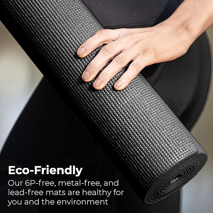 Hello Fit 10-Pack Yoga Mat, 68" x 24" Non Slip Exercise Mat, 4mm Thick Gym Mat for Fitness and Stretching, Bulk Non Toxic Yoga Mats for Schools and Studios - Bloomnest