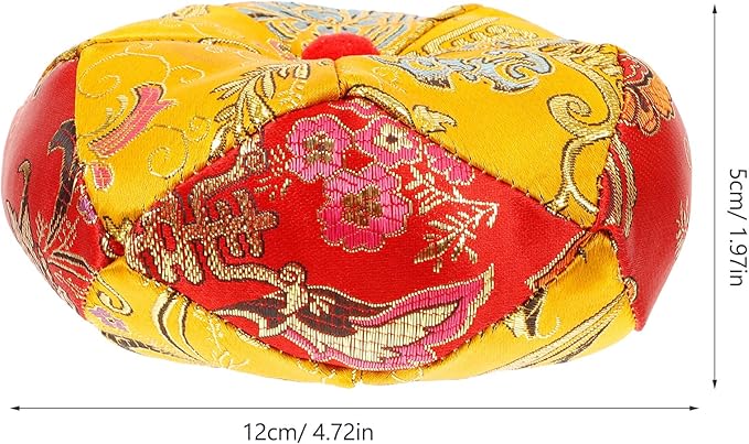 2pcs Buddhist Sound Bowl Cushion Pad Tibetan Singing Bowl Holder for Meditation Durable Embroidered Design Essential Buddhist Accessory - Bloomnest