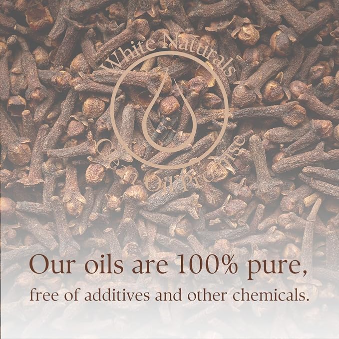 Organic Clove Essential Oil - 100% Pure & Natural, Therapeutic Grade, Undiluted, Premium Quality Aromatherapy Oil for Diffuser, Hair, Skin, Gums & Oral Discomfort and Teeth with Premium Glass Dropper - Bloomnest